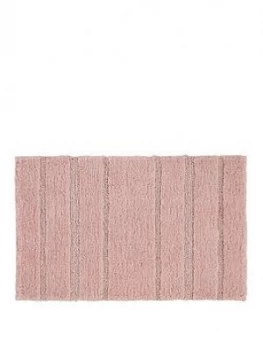 Image of Catherine Lansfield Sparkle Stripe Bath Mat