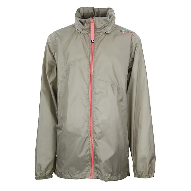 Image of Peak Mountain Girl's waterproof jacket Peak Mountain Gara Gris Female 16 ans GARA/10-16/FL/1/TAUPE