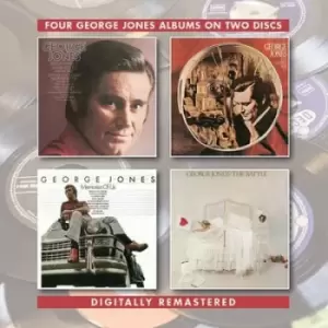 Image of George Jones/In a Gospel Way/Memories of Us/The Battle Four George Jones Albums On Two Discs by George Jones CD Album
