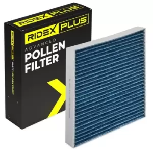 Image of RIDEX PLUS Pollen filter with antibacterial action 424I0488P Filter, interior air,Cabin filter BMW,1 Schragheck (F20),3 Touring (F31)
