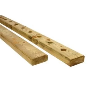 Image of Green Softwood Hand base rail pack L1130mm W80mm