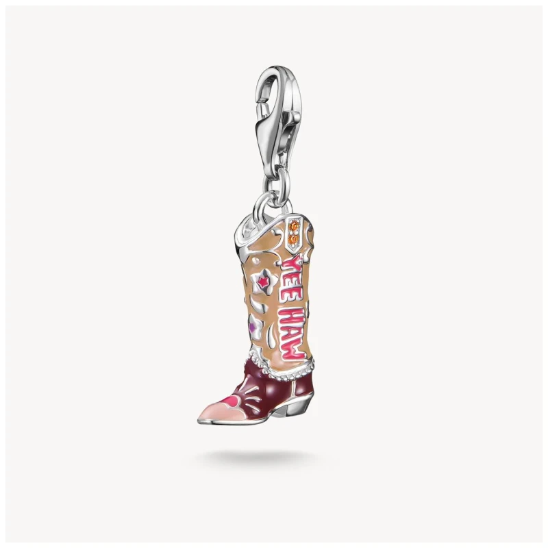Image of Thomas Sabo 2219-691-7 Silver Charm Pendant Cowboy Boot Jewellery
