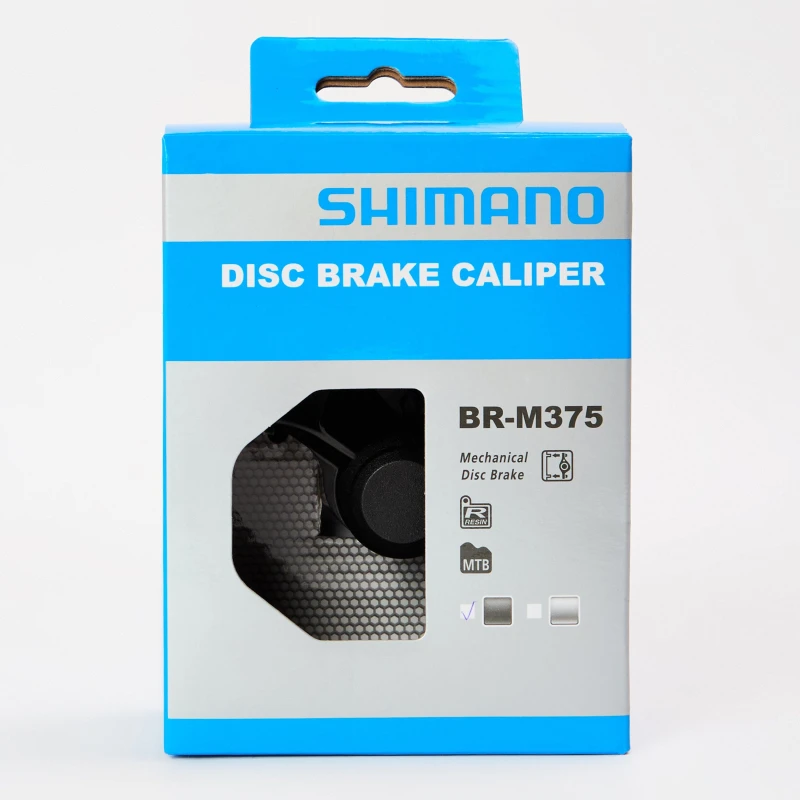 Image of Shimano brake calliper mechanical disc front-rear Shimano Noir Unisex TU EBRM375MPRL