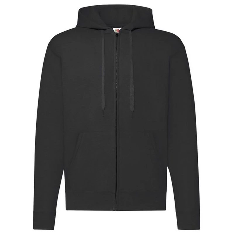 Image of Fruit of the Loom Mens Classic Hoodie in Black Size: Small Black Male S