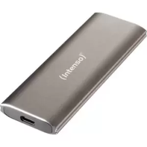 image of Intenso 250 GB External SSD hard drive USB-C USB 3.2 (Gen 2) Brown (metallic) 3825440