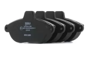 Image of VALEO Brake pad set FIAT,PEUGEOT,CITROEN 302004 425126,425150,425454 71711135,71770132,71770986,77362238,77365928,795915,9404251258,9404251518,425125