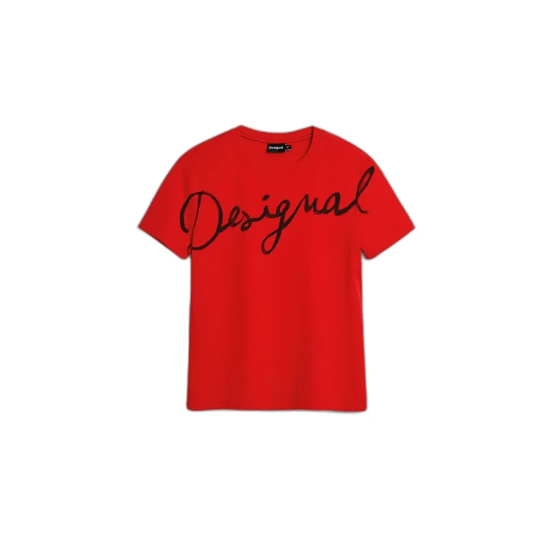 Image of Desigual Womens T-Shirt Desigual Florencia Rouge Female M