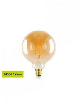 Image of Integral Sunset Vintage Globe 125mm 5W 40W 1800K 380lm B22 Dimmable Lamp