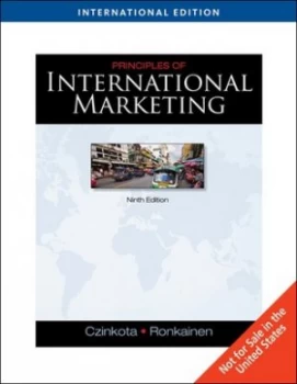 Image of Principles of International Marketing by Michael Czinkota Book