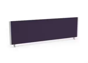 Image of Impulse/Evolve Plus Bench Screen 1400 Bespoke Tansy Purple Silver Frame