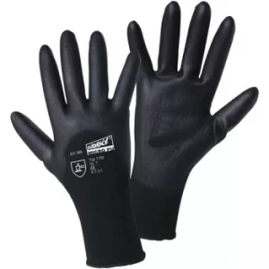 Image of Worky 1152 MICRO Black Nylon-PU Partly Back Coated Fine Knitted Gloves