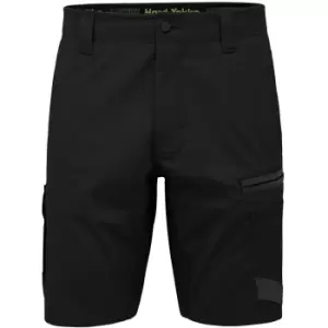 Image of Hard Yakka Mens Raptor Active Fit Mid Length Work Shorts 30R- Waist 30', Inside Leg 32'