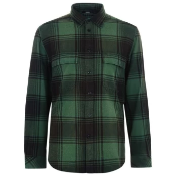 Image of Diesel Large Check Shirt - Green