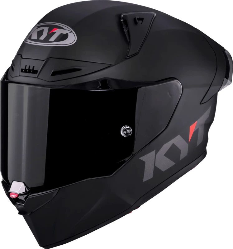 Image of KYT R1R Plain Helmet, black, Size L for Men