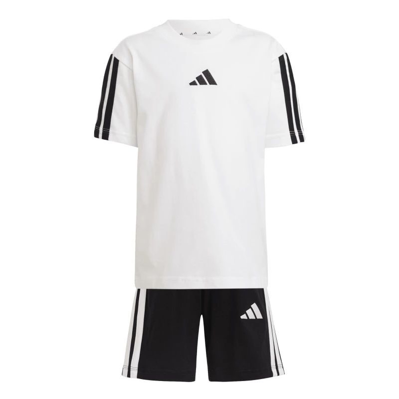 Image of adidas Essentials T-Shirt Set Infants Black/White 3S unisex 5-6 Years