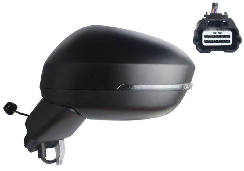 Image of ALKAR 9039764 Wing mirror Left, Electric, Convex, primed Outside Mirror (50)