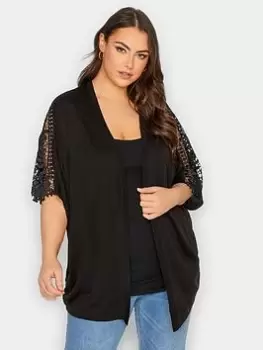 Image of Yours Kimono Sleeve Black, Size 14-16, Women