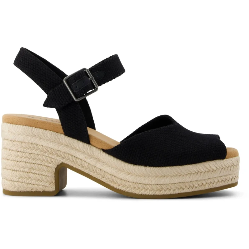 Image of TOMS Womens heeled sandals Toms Ispeto Noir Female 35,5