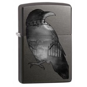 Image of Zippo Raven Classic Black Matte