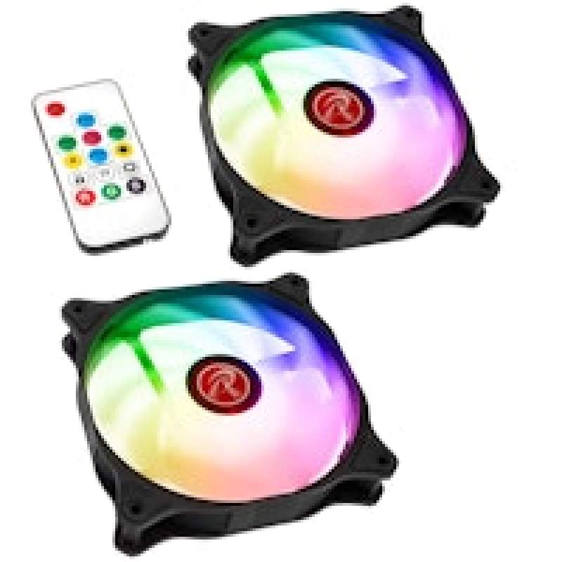 Image of Raijintek EOS 12 RBW ADD Lufter 2er-Set inkl. Controller -...