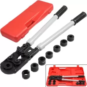Image of Pipe Press Crimping Tool Thv-type 16/20/26/32mm Jaws For Pex/copper/steel Pipe