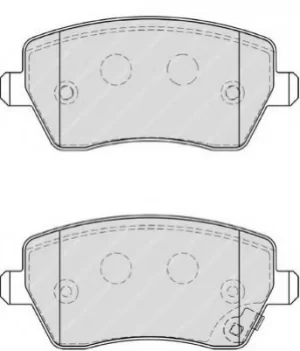 image of Ferodo FDB4069 Brake Pad Set Front Axle Premier Car