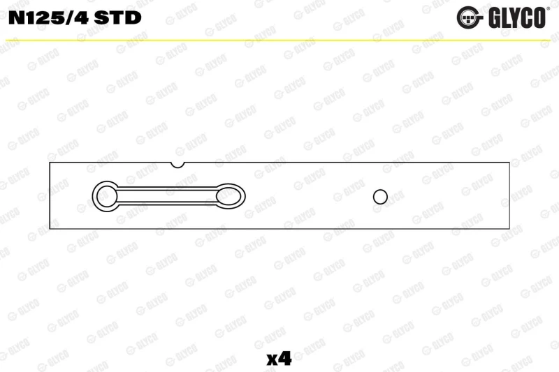 Image of Camshaft bearings GLYCO N125/4 STD