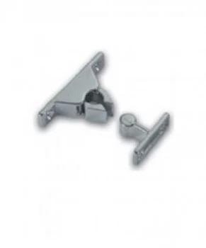 Image of Spring Door Holders with Keepers in Brass or Chromium Plated