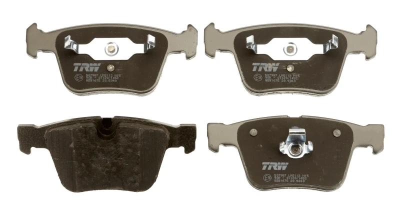 Image of TRW GDB1675 Brake pad set prepared for wear warning indicator Brake Pad Set,disc brake (402)