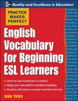 Image of English Vocabulary for Beginning Esl Learners by Jean Yates Paperback