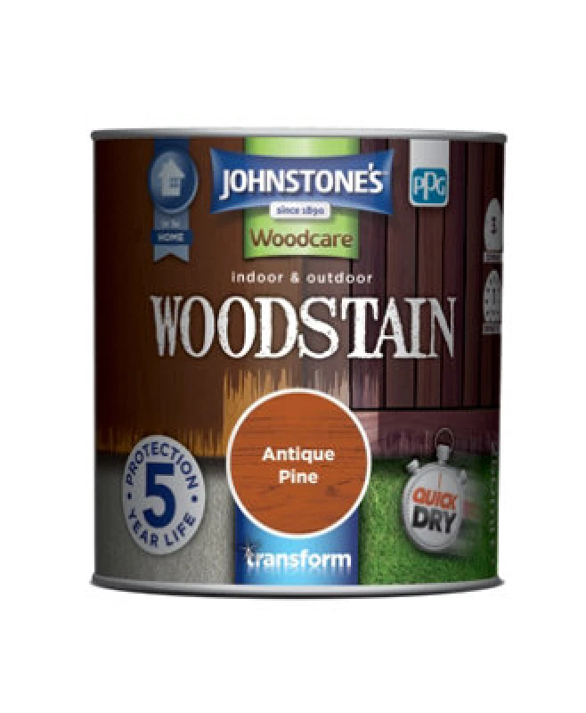 Image of Johnstone's Indoor & Outdoor Woodstain Antique Pine - 250Ml