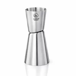 Image of Leopold Vienna Jigger 2 Sizes 30ml and 50ml In Matt Stainless Steel