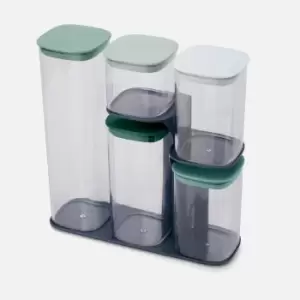 Image of Joseph Joseph Editions - Podium 5 Piece Storage Container Set - Sage