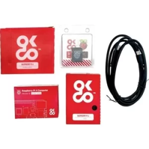Image of Raspberry Pi OKdo Raspberry Pi 4 4GB Basis-Kit Raspberry Pi 4 B 4GB 4 x 1.5 GHz PSU, Noobs OS, HDMI cable, Housing