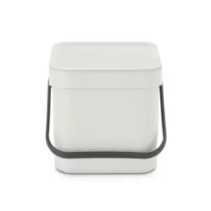 Image of Brabantia Sort & Go Waste Bin 6L - Light Grey