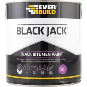 image of 901 Bitumen Paint Black 2 .5LTR