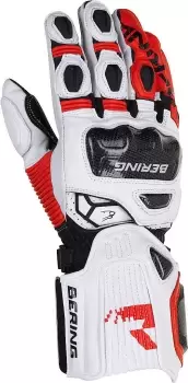 image of Bering Shoot-R Motorcycle Gloves, black-red, Size 2XL, black-red, Size 2XL