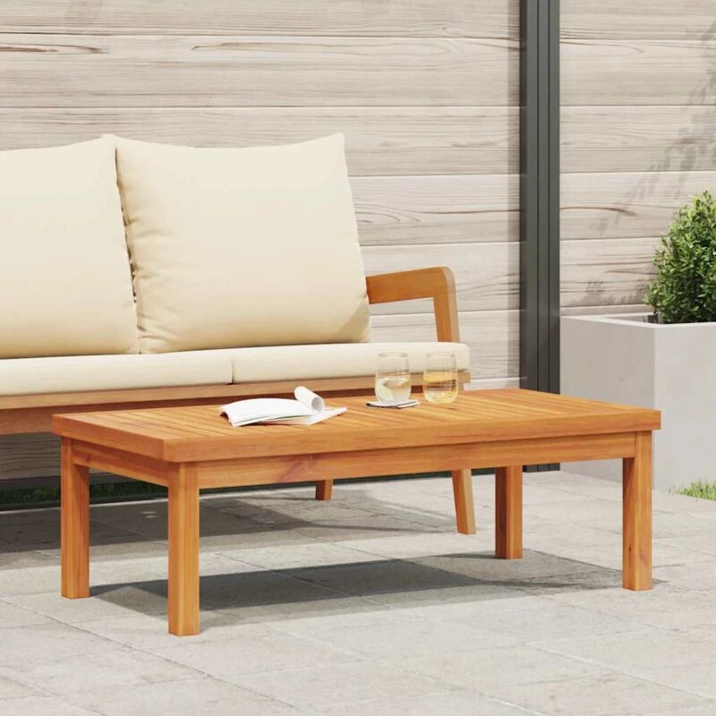 Image of VIDAXL Coffee Table 100x50x33cm Solid Acacia Wood Vidaxl 8720286113523