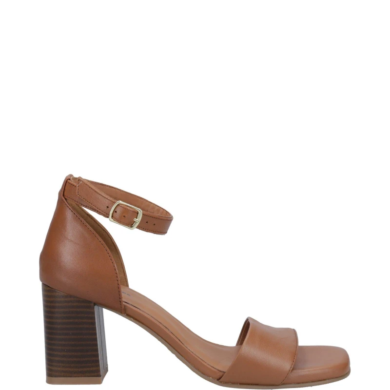 Image of Hush Puppies Kelsey Heeled Sandal - Brown Brown 3