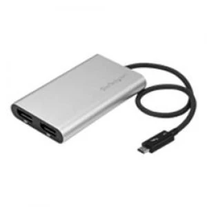 image of StarTech.com Thunderbolt 3 to Dual DisplayPort Adapter - 4K 60Hz