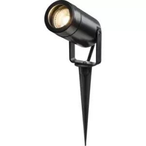 image of Eamon - 230V IP65 GU10 Polycarbonate Spike light - Black - EASPK1BK - Knightsbridge