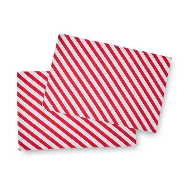 Image of Catherine Lansfield Christmas Candy Four x Placemats Red