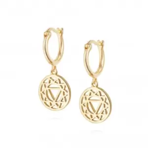 Image of Solar Chakra 18ct Gold Platede Earrings ECHK2003