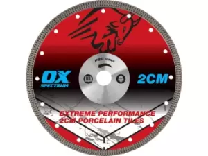 Image of OX Tools 2CM-200/25/22 OX Pro 2CM Porcelain Cutting Blade 200 x 25.4 x 22.23mm