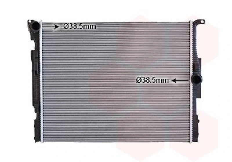 Image of VAN WEZEL Engine radiator VAN WEZEL 06012731