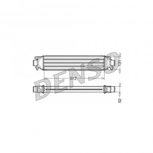 Image of Intercooler DENSO DIT09107