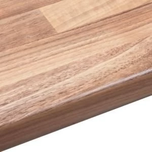 image of 38mm Oak woodmix Wood effect Round edge Laminate Worktop L3m D600mm