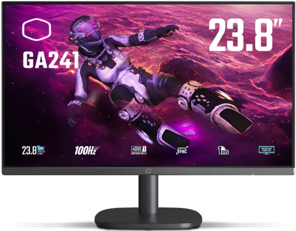 image of Cooler Master 23.8" GA241 Full HD Gaming LCD Monitor