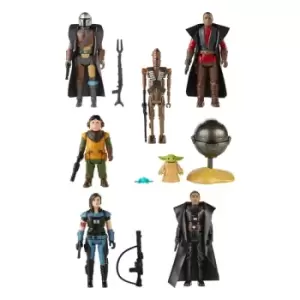 image of Star Wars The Mandalorian Retro Collection Action Figures 10cm Assortment 2021 (8)