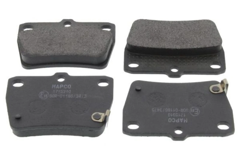 Image of MAPCO 6603 Brake pad set Rear Axle, incl. wear warning contact Brake Pad Set,disc brake (402)